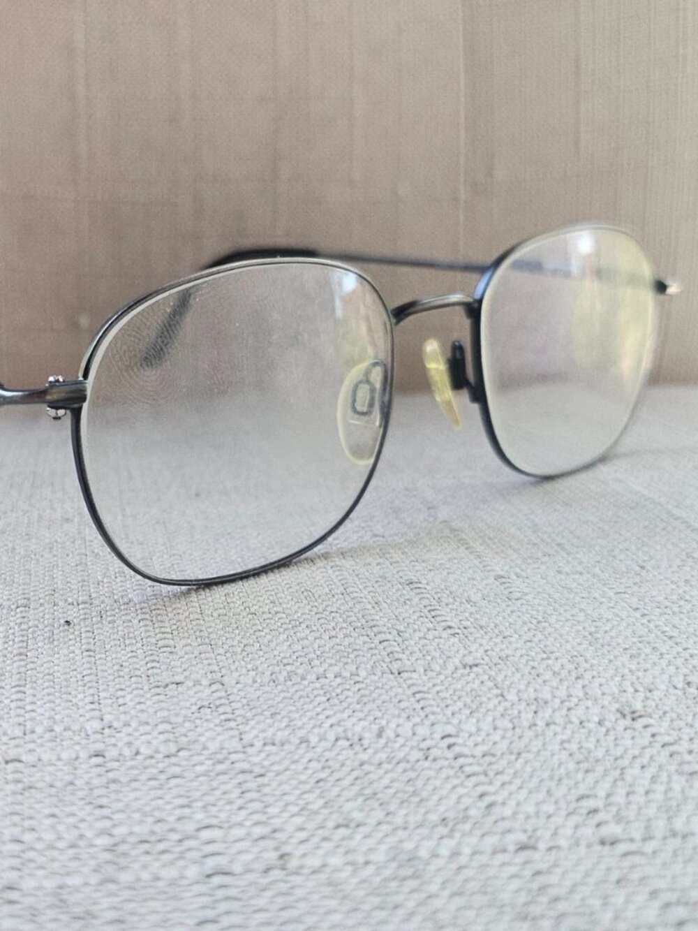 Vintage Charmant Aristar Men Eyeglasses Black Tone Eyewear Glasses AR6713
